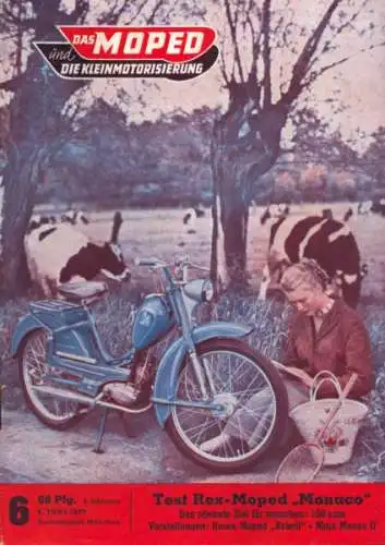 Moped und die Kleinmotorisierung 1957 Heft 6