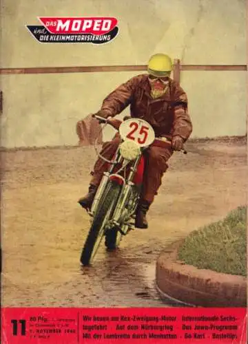 Moped und die Kleinmotorisierung 1960 Heft 11