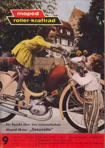 Moped Roller Kraftrad 1961 Heft 9