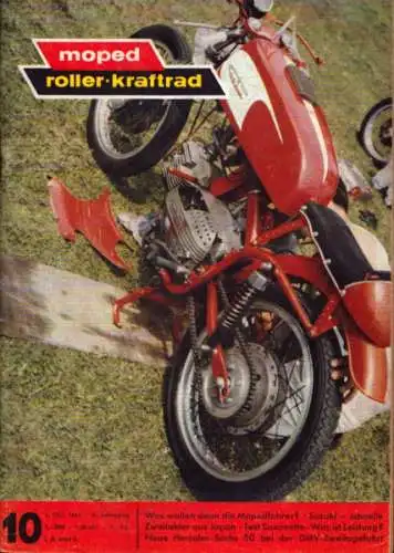 Moped Roller Kraftrad 1961 Heft 10