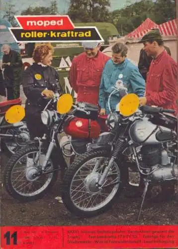 Moped Roller Kraftrad 1961 Heft 11