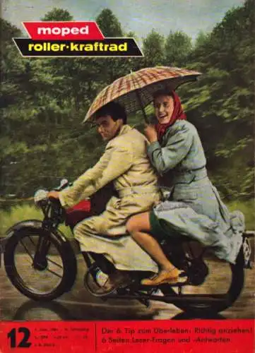Moped Roller Kraftrad 1961 Heft 12