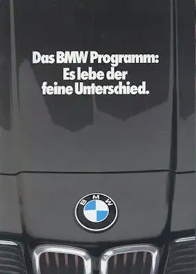 BMW Programm 1981