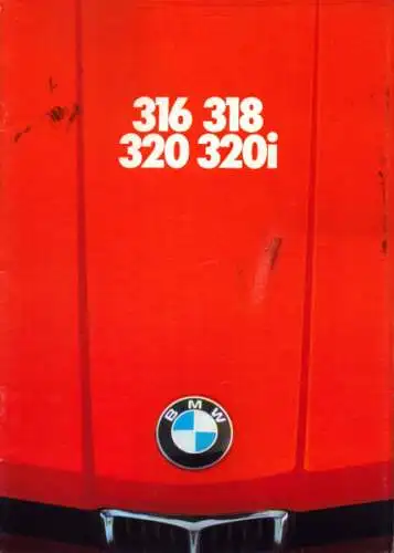 BMW 316 318 320 320i Prospekt 1977