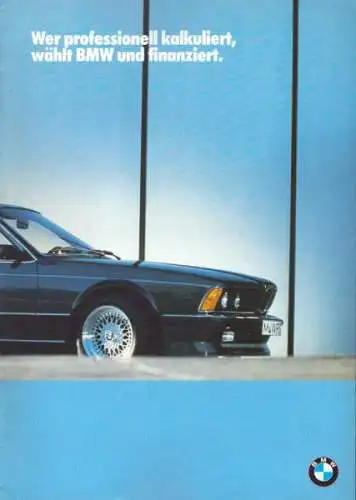 BMW Finanzierung Prospekt ca. 1976