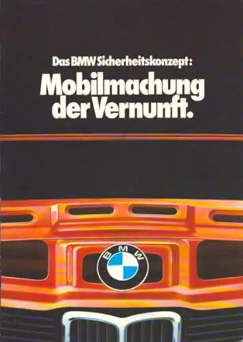 BMW Sicherheitskonzept Prospekt 1.1977