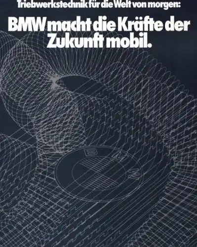 BMW Triebwerkstechnik Prospekt 1.1981