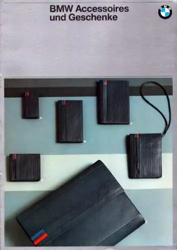 BMW Accessoires und Geschenke Prospekt 10.1985