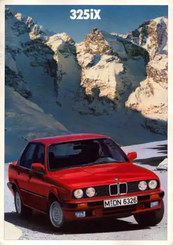 BMW 325iX Prospekt 1988 f