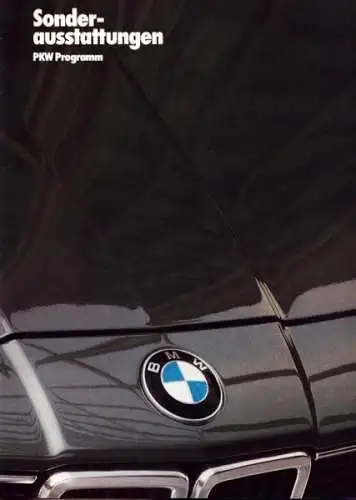 BMW Programm Sonderausstattung 1984