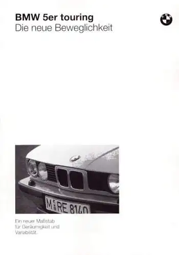 BMW 5er touring Prospekt 1991