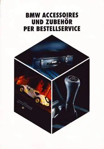 BMW Accessoires und Zubehör Prospekt 4.1991