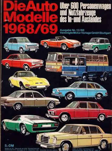 Auto Modelle 1968/69 Nr.12