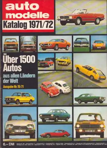 Auto Modelle 1971/72 Nr.15