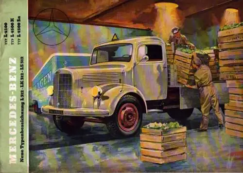 Mercedes-Benz L 4500 / K / Sa NEU L LK LS 312 Prospekt 6.1954