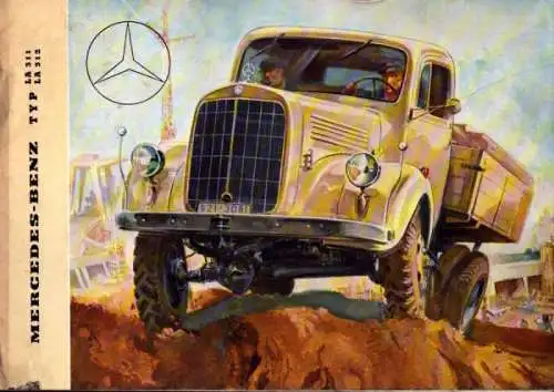 Mercedes-Benz LA 311 LA 312 Prospekt 1950er Jahre