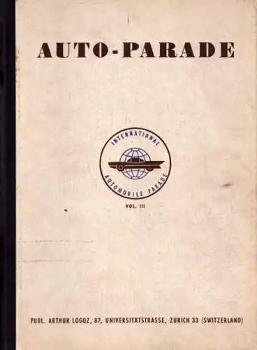 Auto-Parade Nr. 3 1960