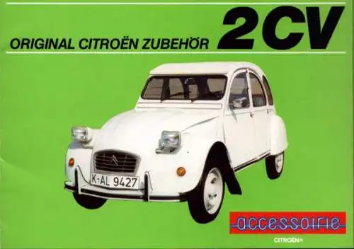 Citroen 2 CV Zubehör Prospekt 8.1984