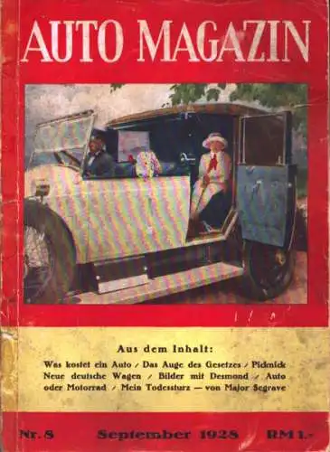 Auto Magazin 1928 Heft 8