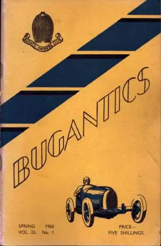 Bugantics Bugatti owner`s Club 1960 Nr. 1