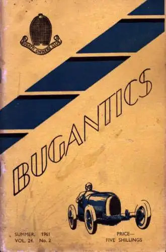 Bugantics Bugatti owner`s Club 1961 Nr. 2