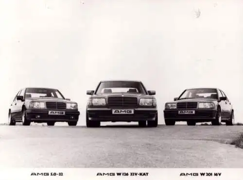 Mercedes-Benz AMG Pressemappe 1986
