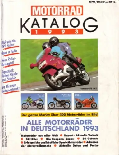 Motorrad Katalog 1993