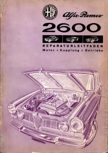 Alfa-Romeo 2600 Reparaturanleitung 8.1964