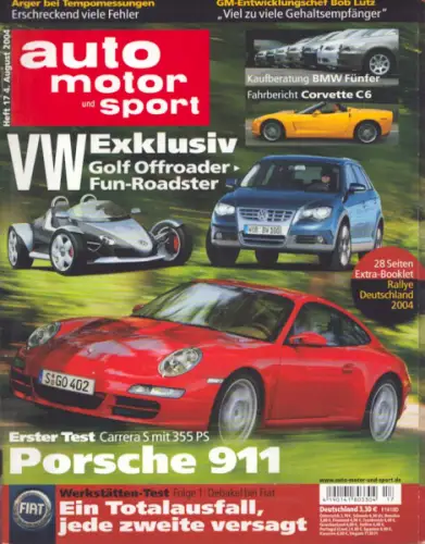 Auto, Motor & Sport 2004 Heft 17