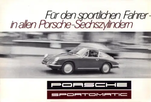 Porsche Sportomatic Prospekt 7.1967