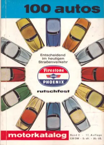 Motorkatalog 100 Autos Band 2 1963