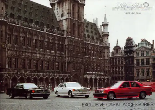 Mercedes-Benz Carat Duchatelet Programm-Mappe 9.1983