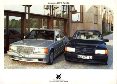 Mercedes-Benz D & W Styling Programm-Mappe 1.1983
