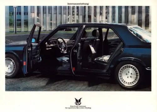 Mercedes-Benz D & W Styling Programm-Mappe 1.1983