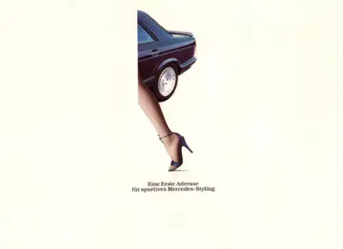 Mercedes-Benz D & W Styling Programm-Mappe 1.1983