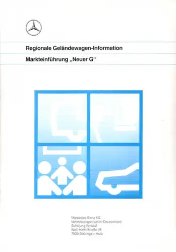 Mercedes-Benz G-Klasse W 463 Markteinführung 1.1990