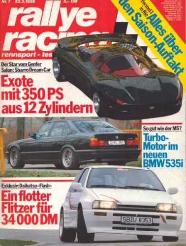 Rallye Racing 1989 Heft 7