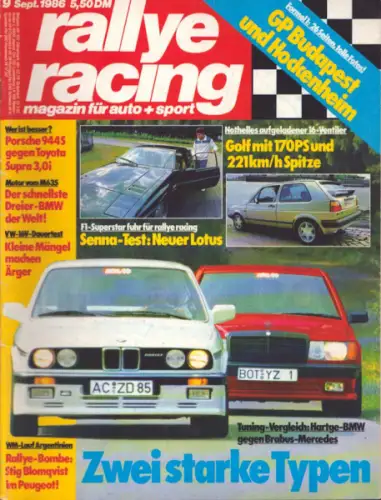 Rallye Racing 1986 Heft 9