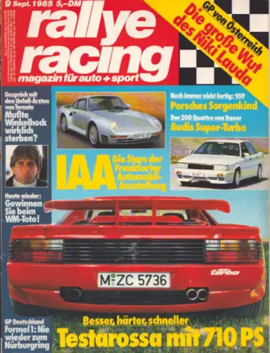 Rallye Racing 1985 Heft 9