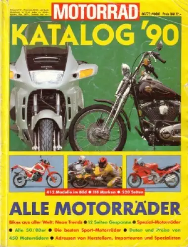 Motorrad Katalog 1990