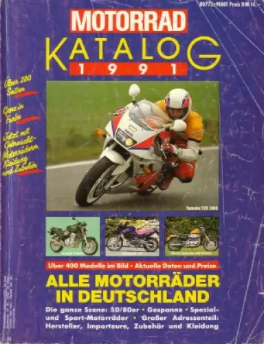 Motorrad Katalog 1991
