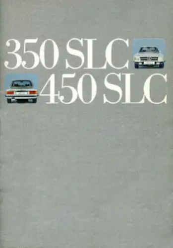 Mercedes-Benz 350 450 SLC Prospekt 1973