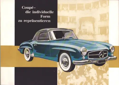 Mercedes-Benz 190 SL Prospekt ca. 1958