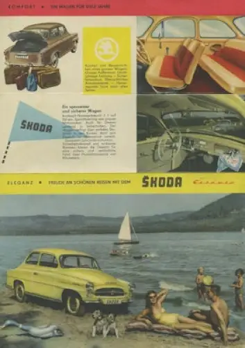 Skoda Octavia Prospekt 1960er Jahre