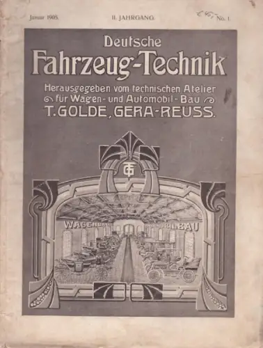 Deutsche Fahrzeug-Technik 1905 Heft 1
