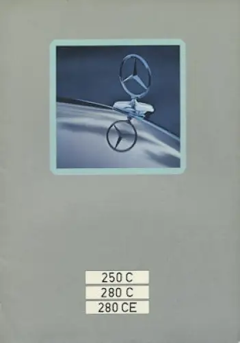 Mercedes-Benz 250 C 280 C CE Prospekt 4.1972