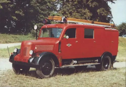Feuerwehr Fahrzeuge der DDR Mappe 1987