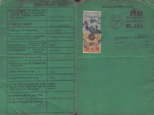 DKW SB 200 Original Fahrzeugschein 1944