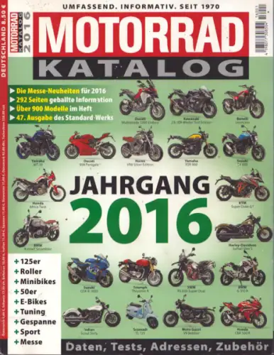 Motorrad Katalog 2016