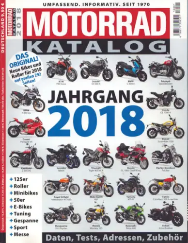 Motorrad Katalog 2018